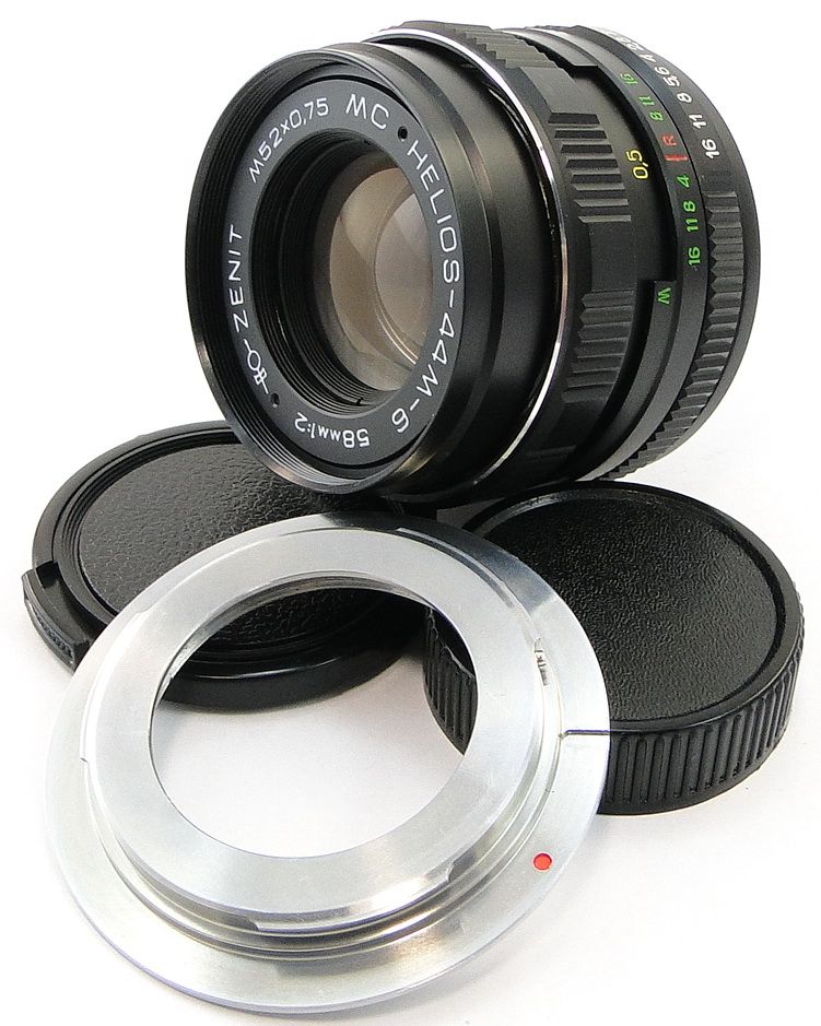 Amazon | ヘリオス44M-6 58mm F2ソビエト製レンズM42マウント